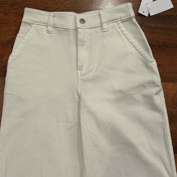 NWT BP Nordstrom White Jeans Wide Leg Women’s Size 2 High Rise - Picture 3 of 8